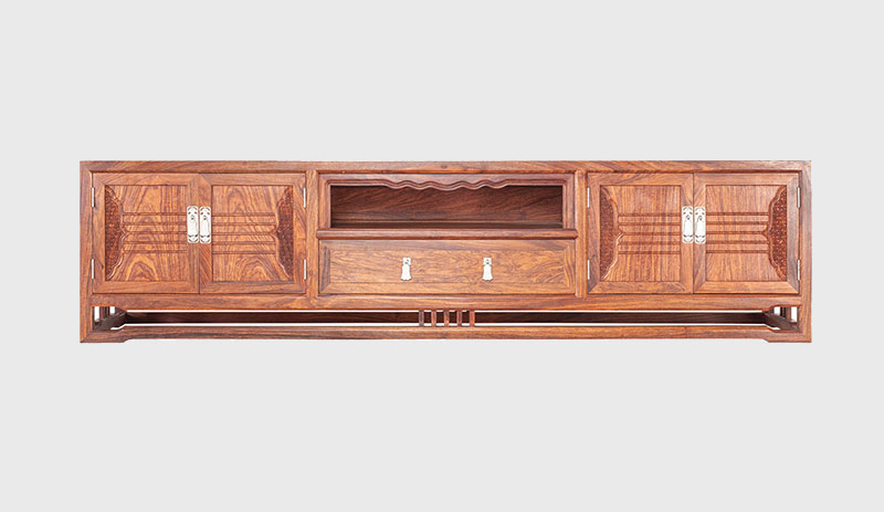 珠海刺猬紫檀电视柜低柜现代中式全实木电视柜客厅高低柜