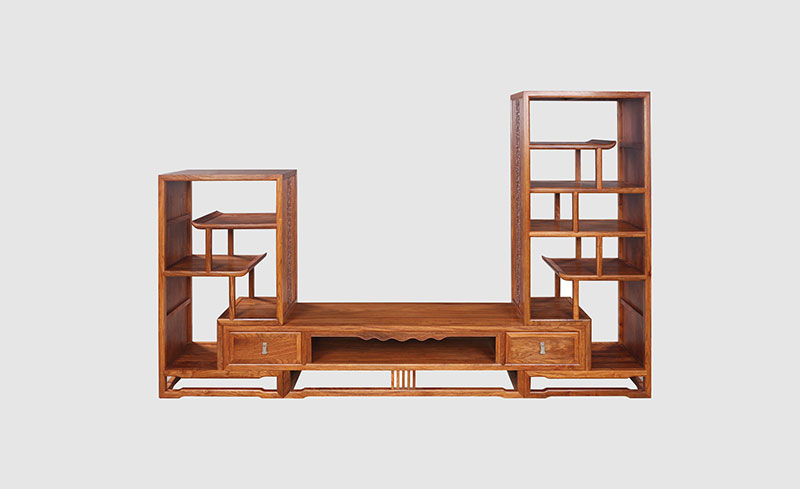 珠海中式装饰厅柜组合家具效果图